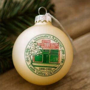 🎄 Howe House Jay Shumate's Apparel Ornament - Pauls Valley OK Limited Edition